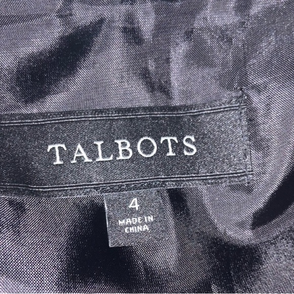 Talbots Black Sequin Hem Mid Length Skirt - Picture 6 of 9